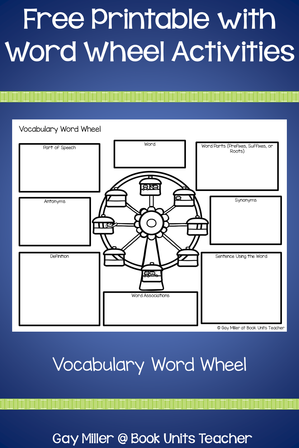 Vocabulary Word Wheels