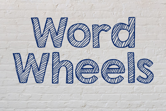 Four Free Fun Word Wheel Printables