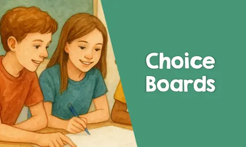 Choice Boards A Teaching Strategy
