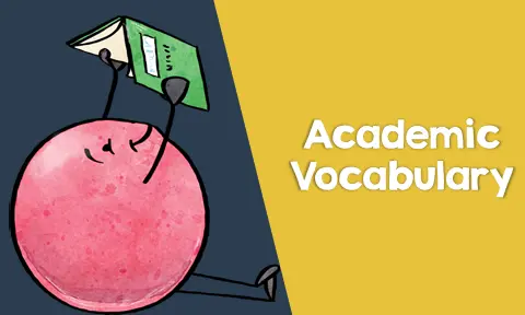 Academic vocabulary consists of words that are not commonly used or frequently encountered in everyday conversation. These words include specialized content vocabulary for specific subjects such as reading/language art, science, social studies, or math. Academic vocabulary also includes terms found on standardized tests When students understand testing vocabulary, test scores go up. By teaching test vocabulary and how the words look in different forms on a test, students feel better prepared and more confident on test day.