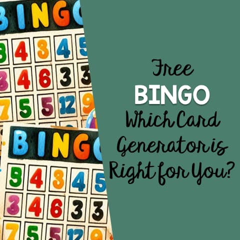 FREE BINGO ~ Which Card Generator is Right for You?