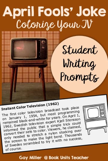 April Fools Student Writing Prompts Instant Color Television (1962)