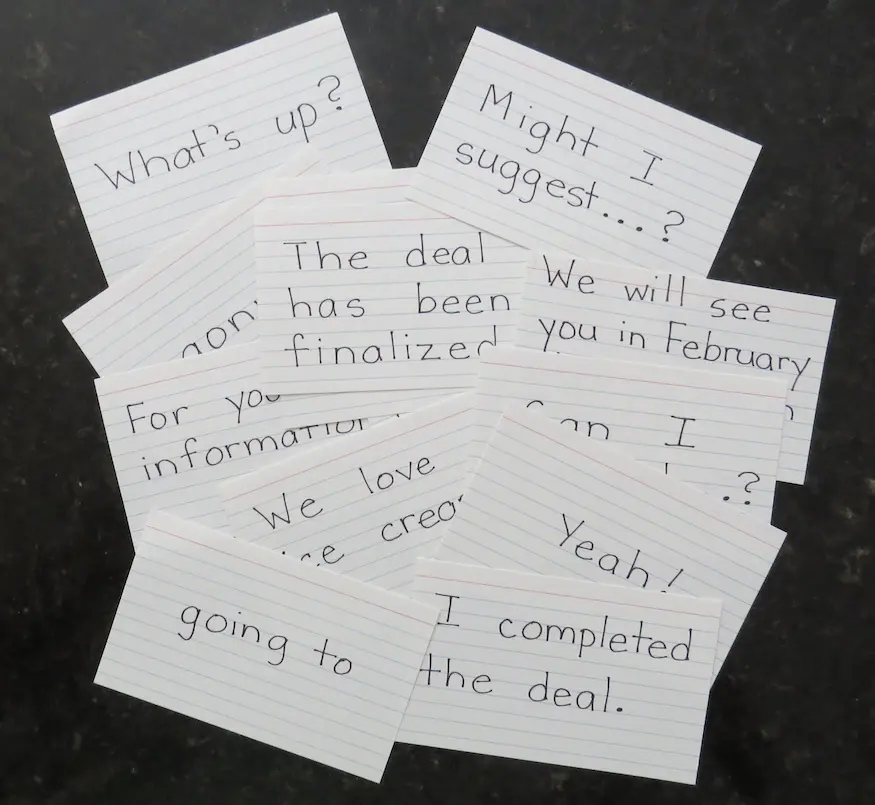 Formal vs Informal Language Teaching Ideas